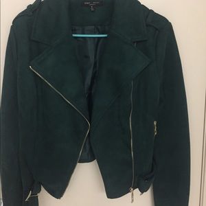 suede moto jacket